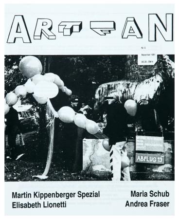 ART FAN No. 5, 1991, Ariane Müller & Linda Bilda