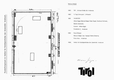 Ausstellungsraum, Marcus Geiger, 1992
