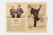 Petr Štembera, Sleeping in a tree / Spaní na stromě, 1975, Der Standard, 6 June 2024