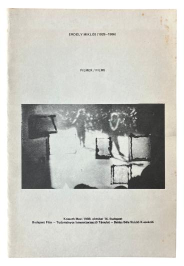 FILMEK / FILMS, Erdély Miklós