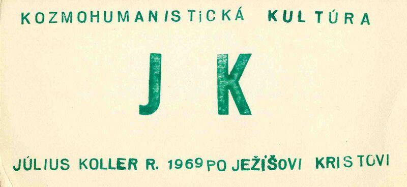 J.K. Kozmohumanistická kultúra (Antihappening)
